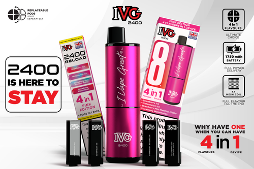 Why IVG’s 2400 Remains the Go-To Reusable Vaping Device in the Post-Disposable Era