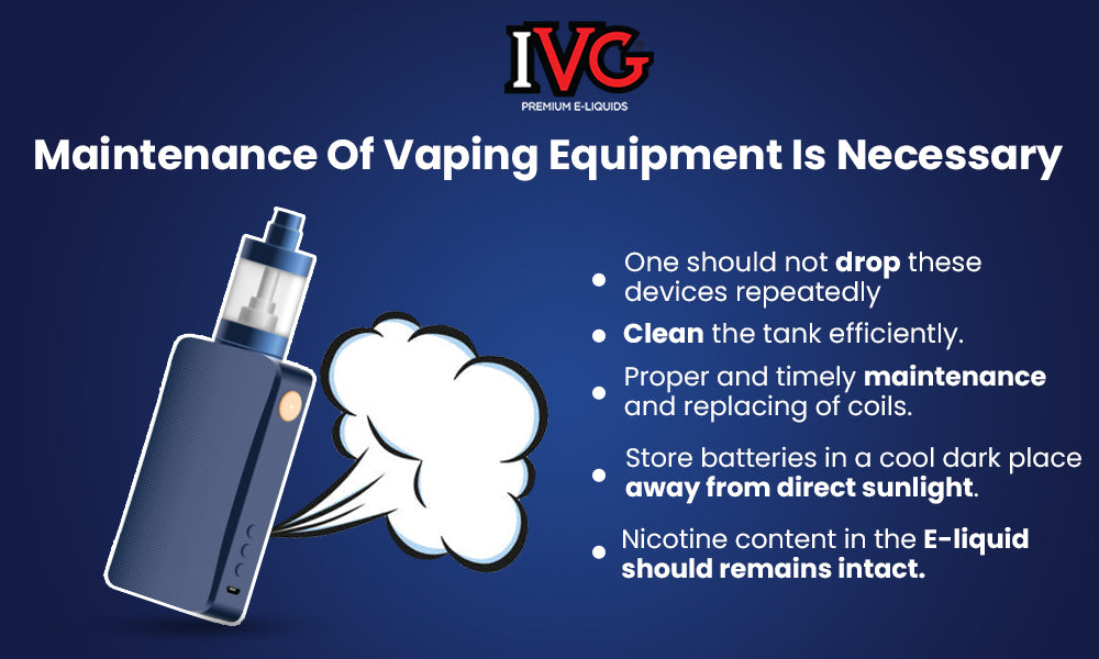 How To Maintain And Properly Care For Vaping Equipment | IVG How To Maintain And Properly Care For Vaping Equipment | IVG