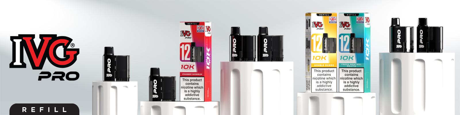 IVG PRO Refill Pods | Pair With PRO & PRO 2 | Up to 10,000 Puffs IVG PRO Refill Pods | Pair With PRO & PRO 2 | Up to 10,000 Puffs