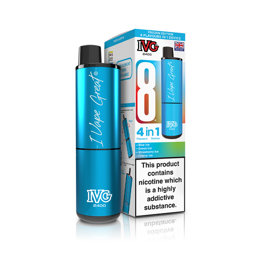 IVG 2400 4-in-1 Starter Kit Frozen Edition Vaporizers & Electronic Cigarettes IVG