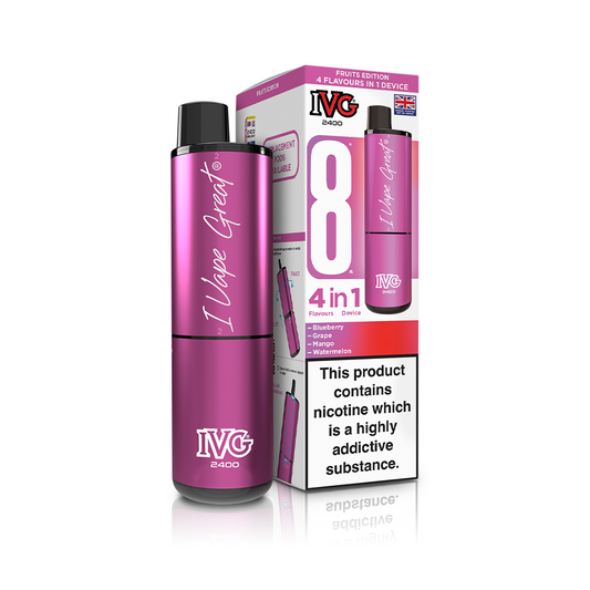 IVG 2400 4-in-1 Starter Kit Fruits Edition Vaporizers & Electronic Cigarettes IVG