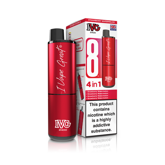 IVG 2400 4-in-1 Starter Kit Strawberry Watermelon Vaporizers & Electronic Cigarettes IVG