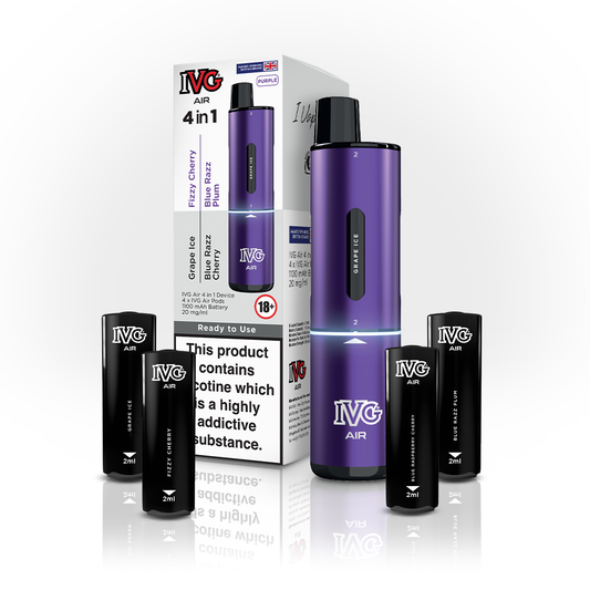 IVG Air 4 in 1 Purple Starter Kit IVG