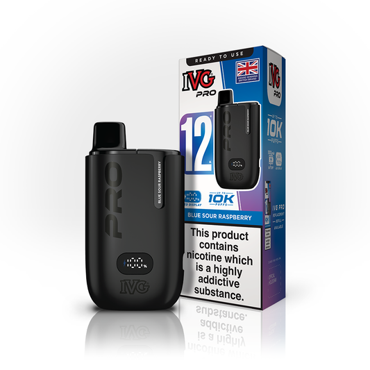 IVG PRO 12 Blue Sour Raspberry Starter Kit Vaporizers & Electronic Cigarettes IVG