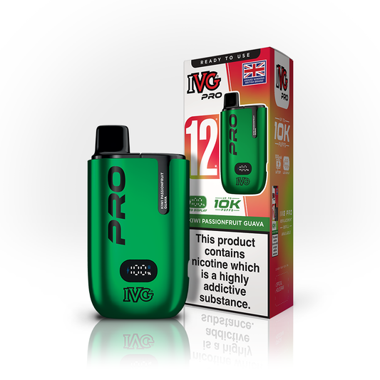 IVG PRO 12 Kiwi Passionfruit Guava Starter Kit Vaporizers & Electronic Cigarettes IVG