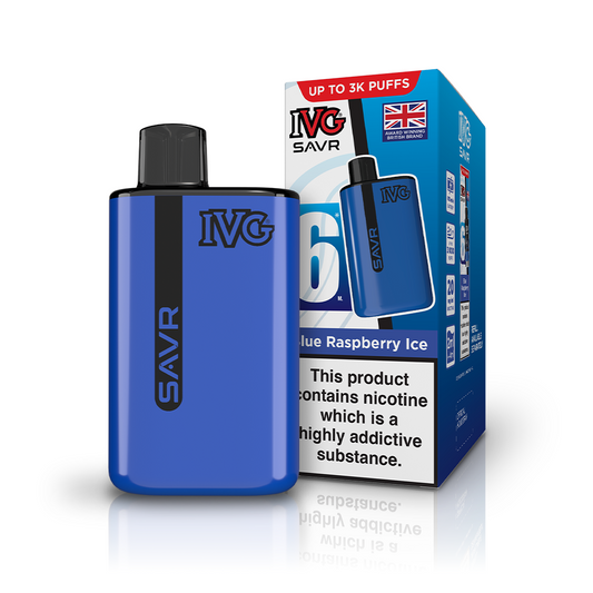 IVG SAVR 3000 Blue Raspberry Ice Kit Vaporizers & Electronic Cigarettes IVG