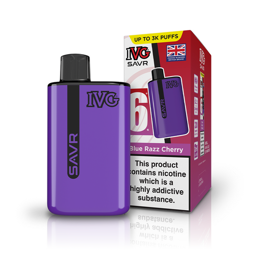 IVG SAVR 3000 Blue Razz Cherry Kit Vaporizers & Electronic Cigarettes IVG