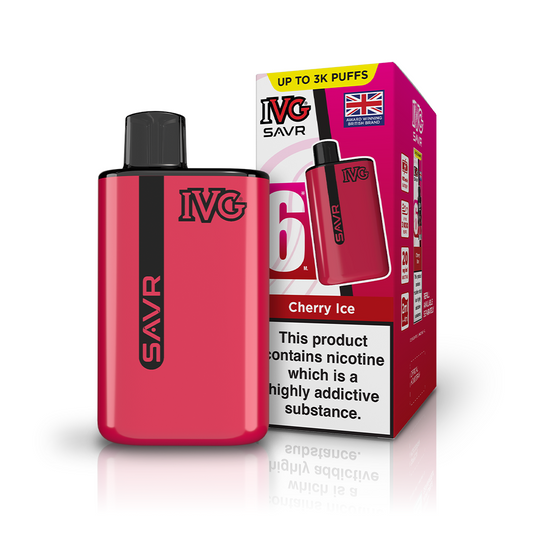 IVG SAVR 3000 Cherry Ice Kit Vaporizers & Electronic Cigarettes IVG