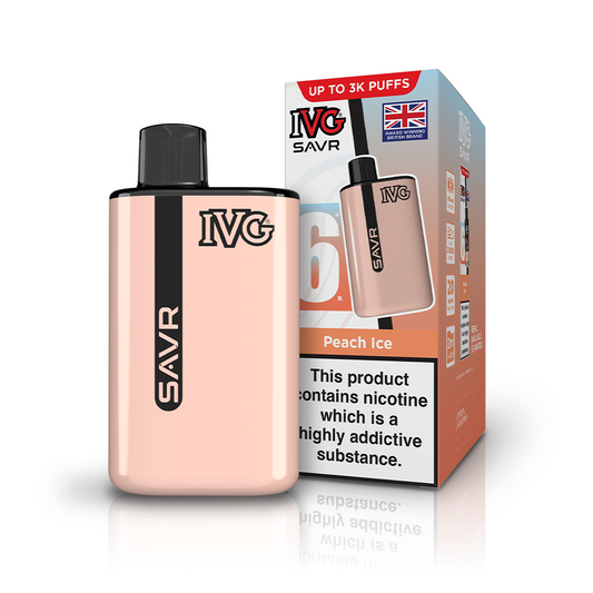 IVG SAVR 3000 Peach Ice Kit Vaporizers & Electronic Cigarettes IVG