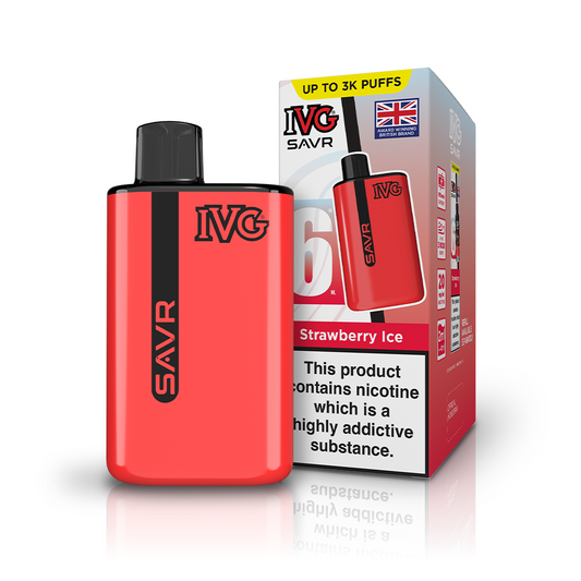 IVG SAVR 3000 Strawberry Ice Kit Vaporizers & Electronic Cigarettes IVG