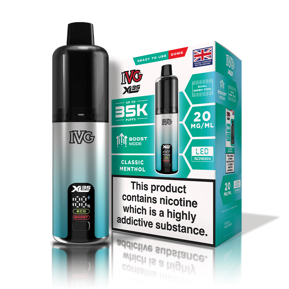 IVG XL35 Classic Menthol Vape Kit | Up to 35,000 Puffs IVG XL35 Classic Menthol Vape Kit | Up to 35,000 Puffs