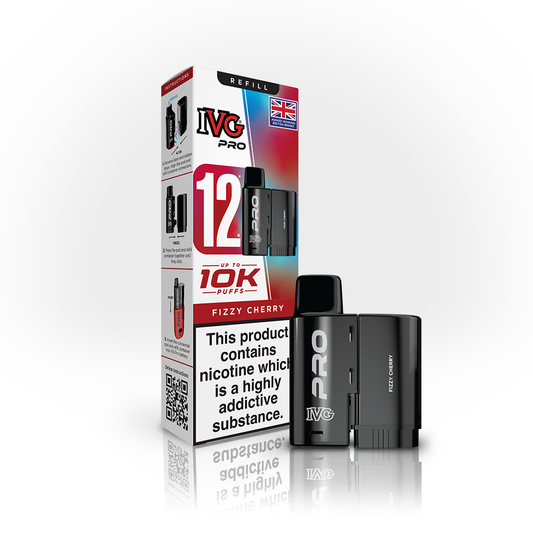 IVG PRO 12 Fizzy Cherry Refill Pod Vaporizers & Electronic Cigarettes IVG