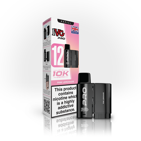 IVG PRO 12 Pink Lemonade Refill Pod Vaporizers & Electronic Cigarettes IVG