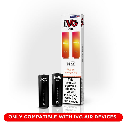 IVG Air Pods Peach Mango Ice IVG