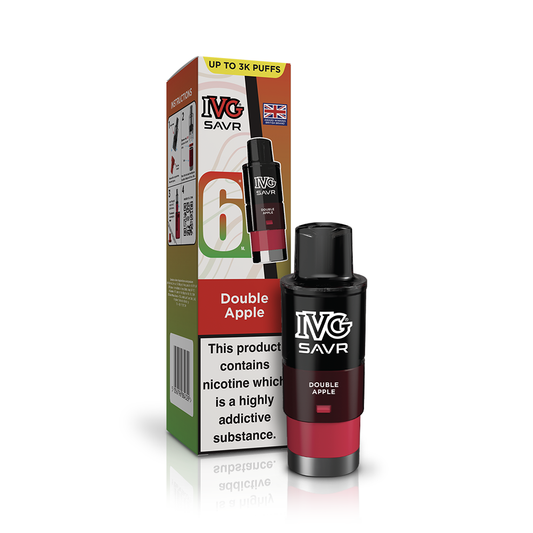 IVG SAVR 3000 Double Apple Refill Pod Vaporizers & Electronic Cigarettes IVG