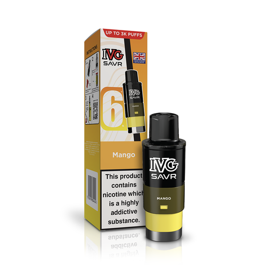 IVG SAVR 3000 Mango Refill Pod Vaporizers & Electronic Cigarettes IVG