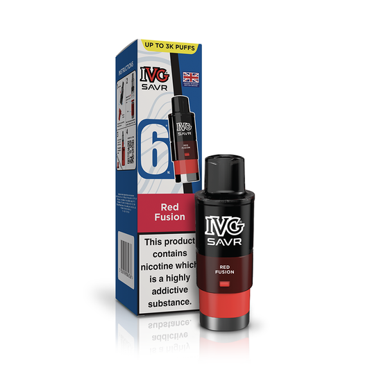 IVG SAVR 3000 Red Fusion Refill Pod Vaporizers & Electronic Cigarettes IVG