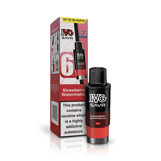 IVG SAVR 3000 Strawberry Watermelon Refill Pod Vaporizers & Electronic Cigarettes IVG