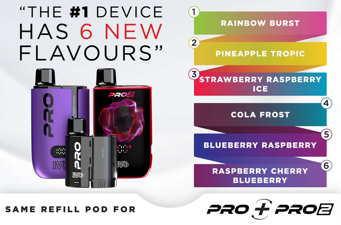 Try 6 New & Exclusive PRO Flavours Today