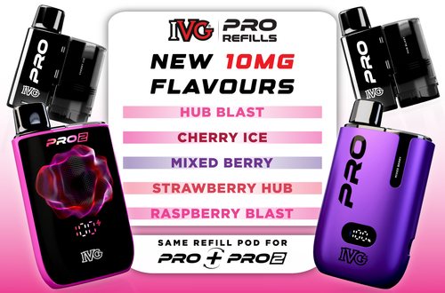 IVG PRO 10mg Just Got Bigger: 5 New Flavours Join the Range