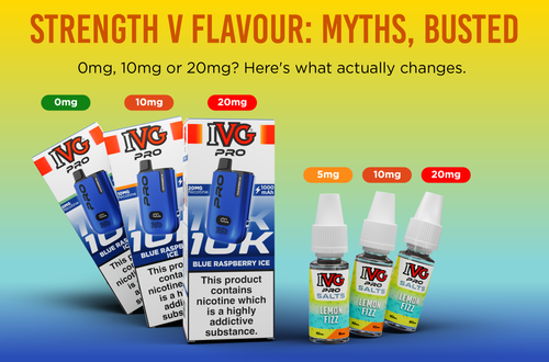 Vape Nicotine Strengths and Flavours: The Myths, Busted