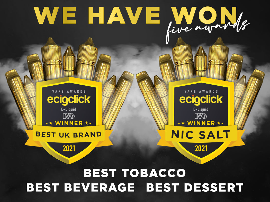 I Vape Great Win 5 Prestigious Awards In One Of The Largest Consumer-Voted E-cigclick Awards