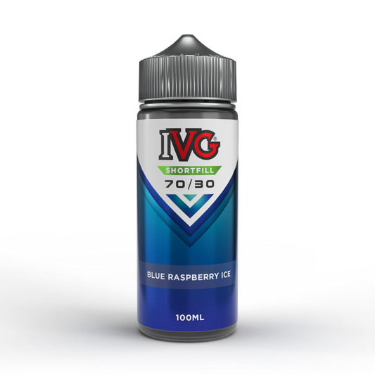 IVG 100ml Shortfill 70:30 Blue Raspberry Ice IVG