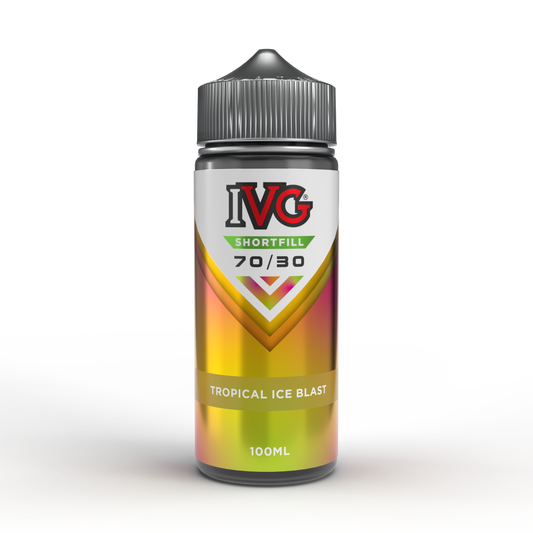 IVG Shortfill 70:30 Tropical Ice Blast E-Liquid 0mg
