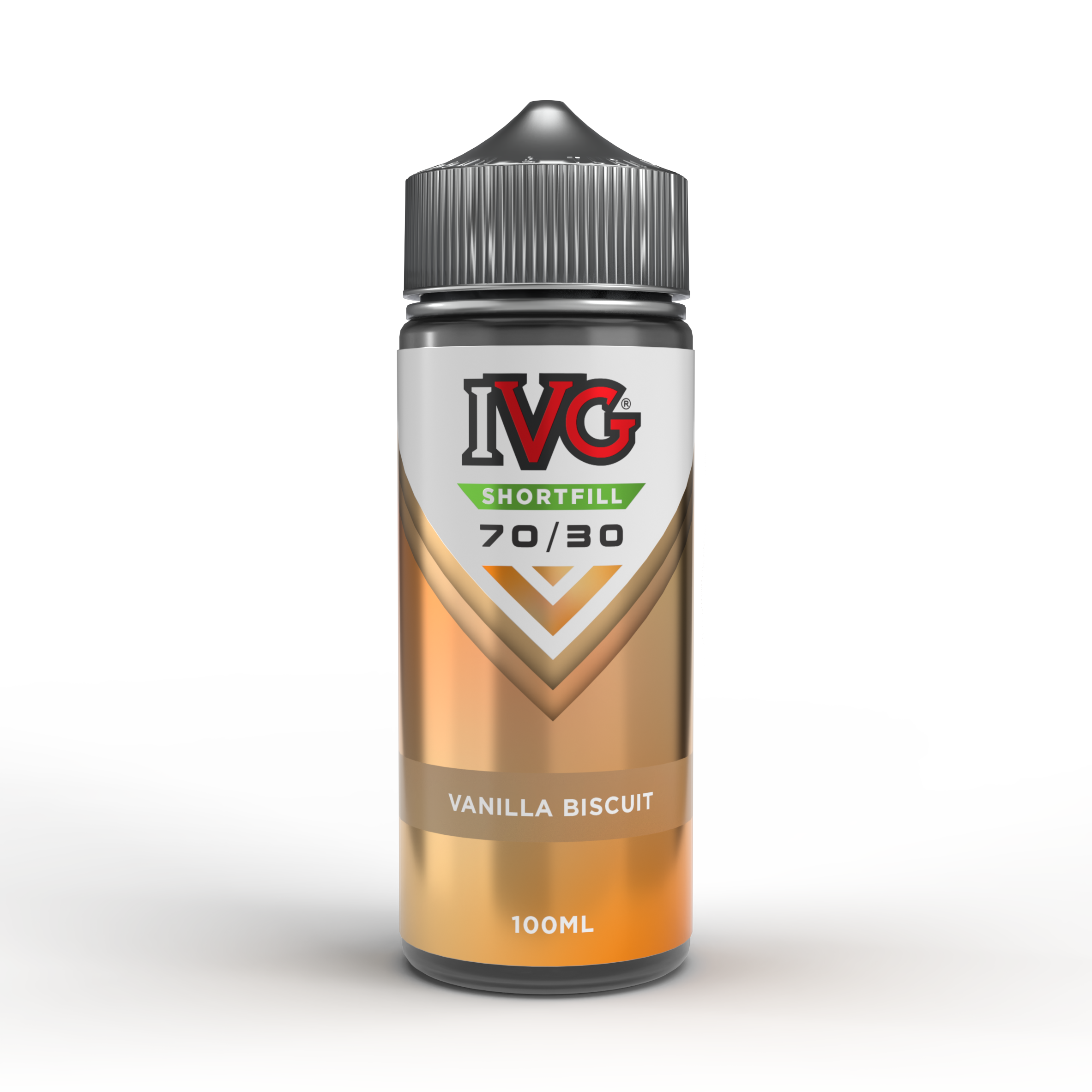 IVG 100ml Shortfill 70:30 Vanilla Biscuit IVG
