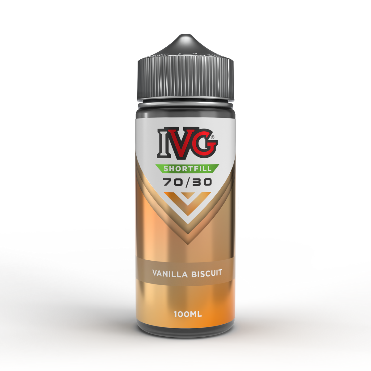 IVG 100ml Shortfill 70:30 Vanilla Biscuit IVG
