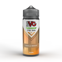 IVG 100ml Shortfill 70:30 Vanilla Biscuit IVG