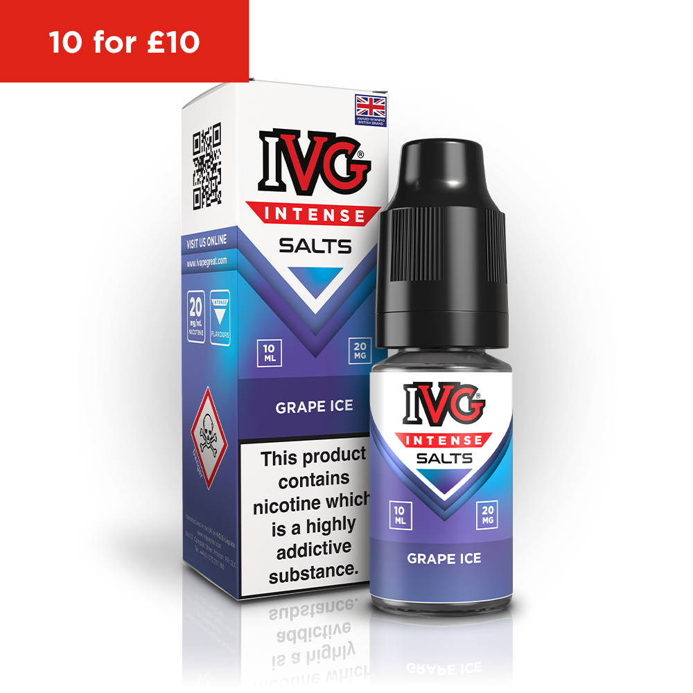 IVG Intense Salts Grape Ice 20mg E-Liquid