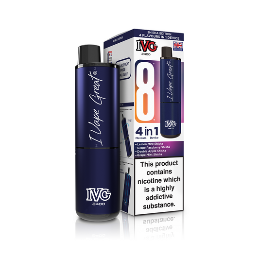 IVG 2400 4 In 1 Starter Kit Shisha Edition Vaporizers & Electronic Cigarettes IVG