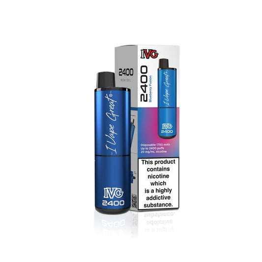 IVG 2400 Blueberry Fusion Vaporizers & Electronic Cigarettes IVG   