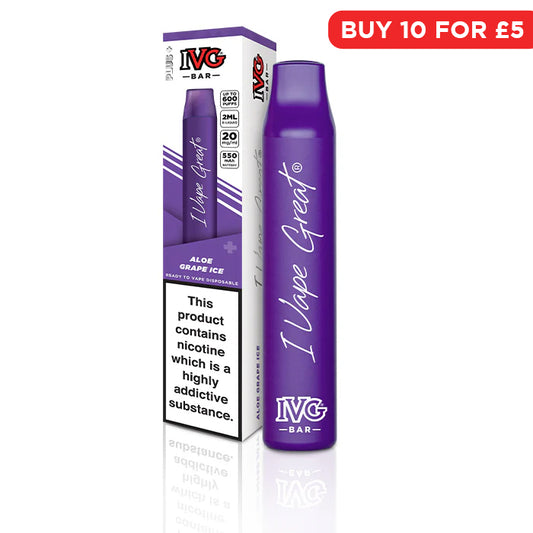 IVG Bar Plus Aloe Grape Ice IVG