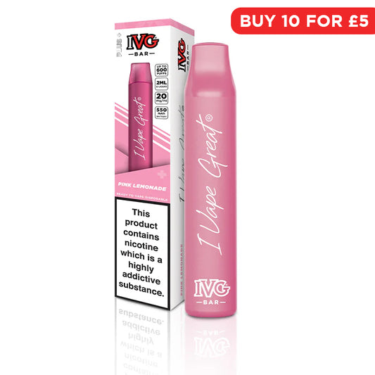 IVG Bar Plus Pink Lemonade IVG