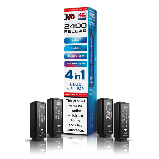 IVG 2400 4-in-1 Reload Refill Pods | 2 & 4 Packs IVG 2400 4-in-1 Reload Refill Pods | 2 & 4 Packs