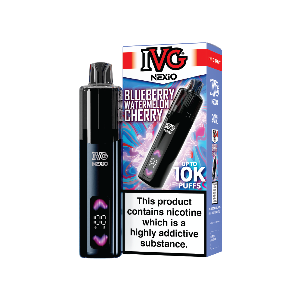 IVG NEXiO Blueberry Watermelon Cherry Vape Kit
