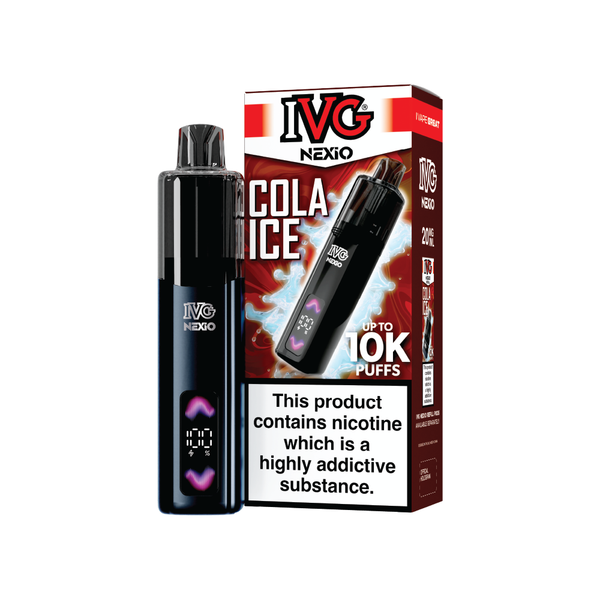 cola ice disposable vape IVG NEXiO Kit Airbar Diamond:Alaskan Mint STRAWBERRY LEMONADE POD JUICE Vuse Solo Menthol cartridges