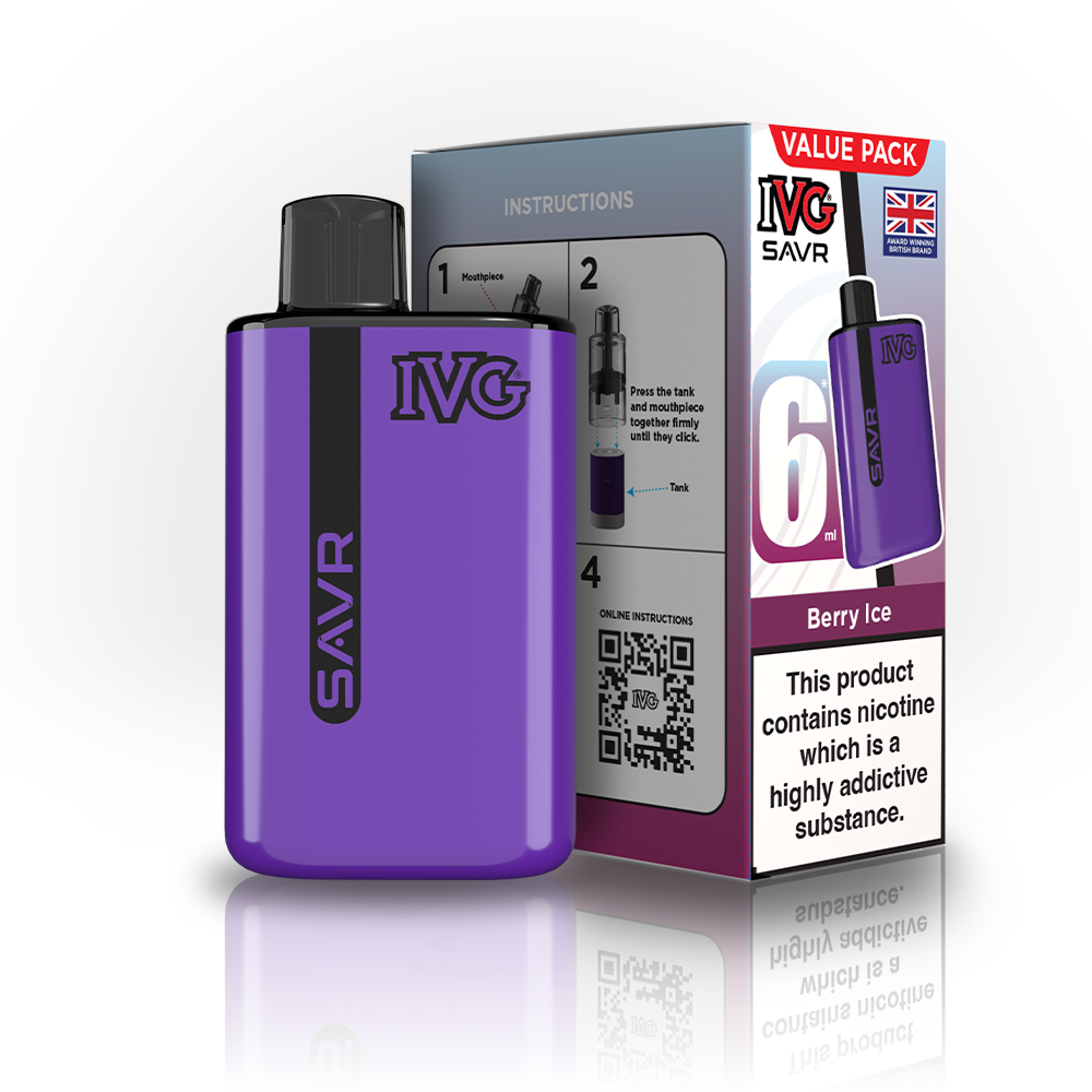 IVG SAVR Berry Ice Value Pack Vaporizers & Electronic Cigarettes IVG