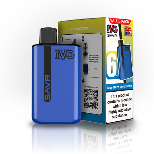 IVG SAVR Blue Razz Lemonade Value Pack Vaporizers & Electronic Cigarettes IVG