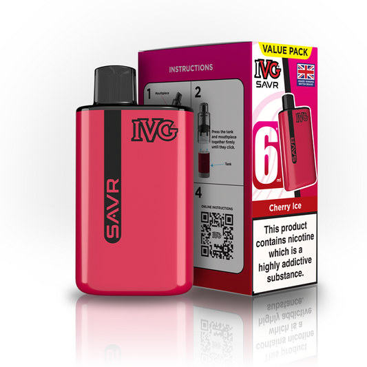 IVG SAVR Cherry Ice Value Pack Vaporizers & Electronic Cigarettes IVG