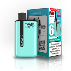 IVG SAVR Classic Menthol Value Pack Vaporizers & Electronic Cigarettes IVG