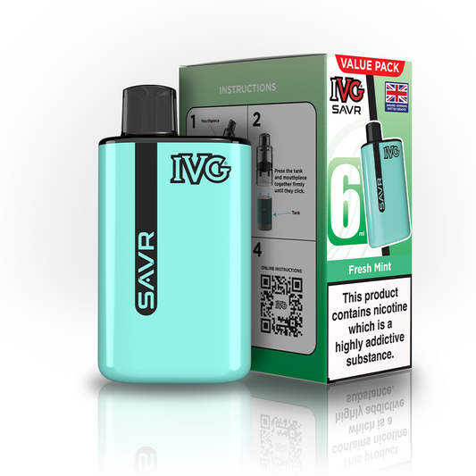 IVG SAVR Fresh Mint Value Pack Vaporizers & Electronic Cigarettes IVG