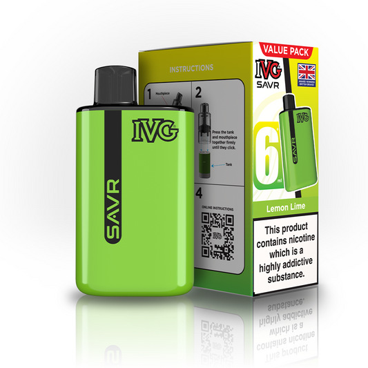 IVG SAVR Lemon Lime Value Pack Vaporizers & Electronic Cigarettes IVG