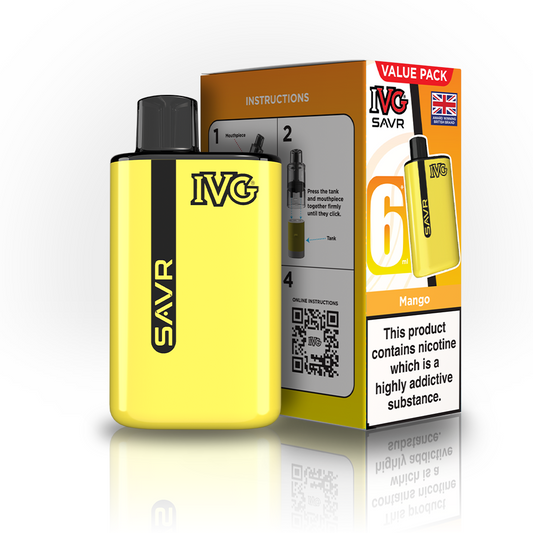 IVG SAVR Mango Value Pack Vaporizers & Electronic Cigarettes IVG