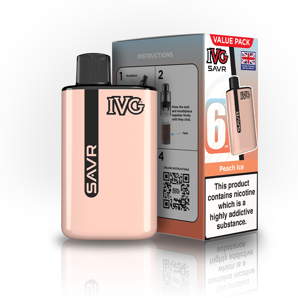 IVG SAVR Peach Ice Value Pack