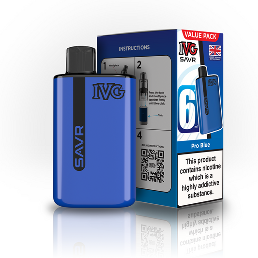 IVG SAVR Pro Blue Value Pack Vaporizers & Electronic Cigarettes IVG