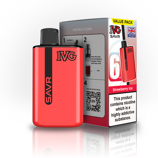 IVG SAVR Strawberry Ice Value Pack Vaporizers & Electronic Cigarettes IVG