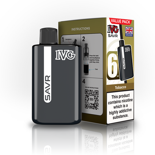 IVG SAVR Tobacco Value Pack Vaporizers & Electronic Cigarettes IVG